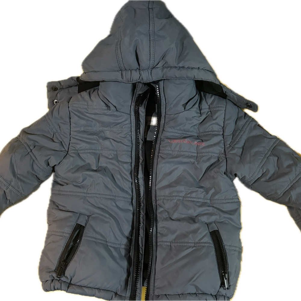 Gray Calvin Klein Collection Jacket